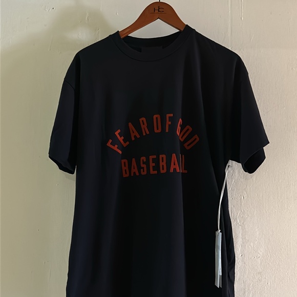 Fear of God Basketball Tee 'Vintage Black/Red' - Picture 2 of 10